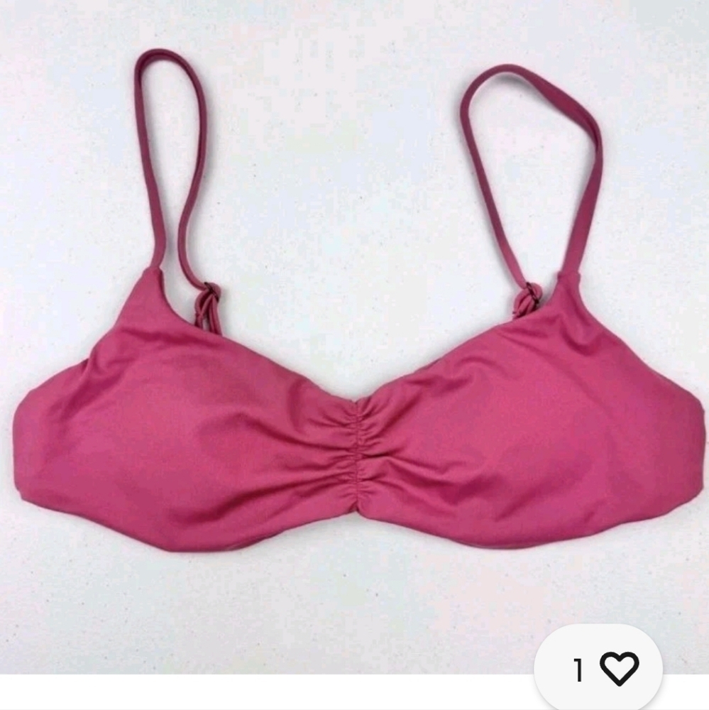 Andie Swim - The Symi Bikini Top Mulberry Sz Small Bikini Top Nwt